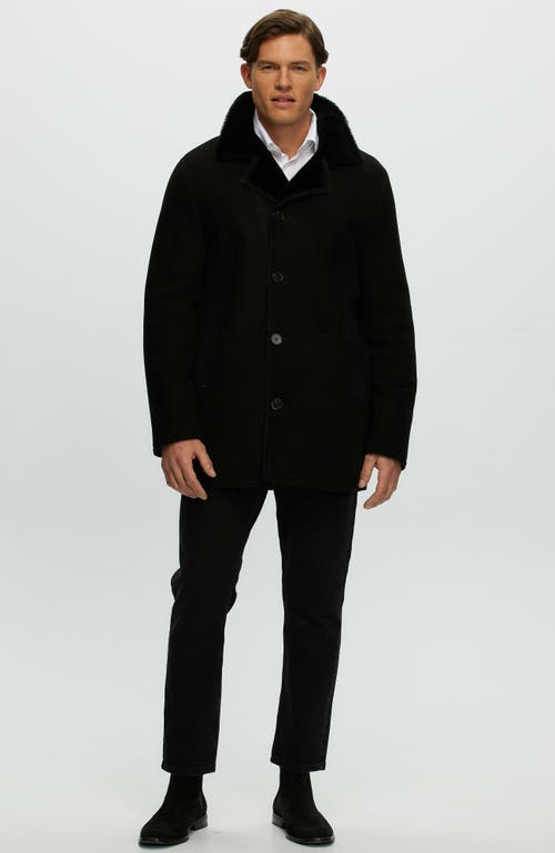 Gorski Shearling Lamb Jacket In Black