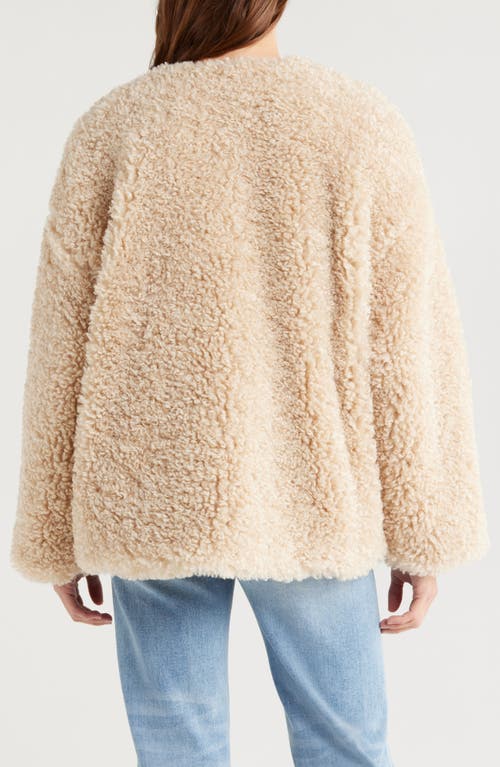 Wyeth Reversible Faux Fur Jacket In Oat