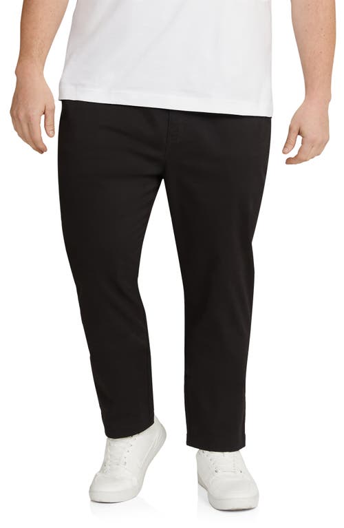 Johnny Bigg Lawson Relaxed Ankle Tapered Leg Pants (Regular, Big & Tall)<br /> in Black 