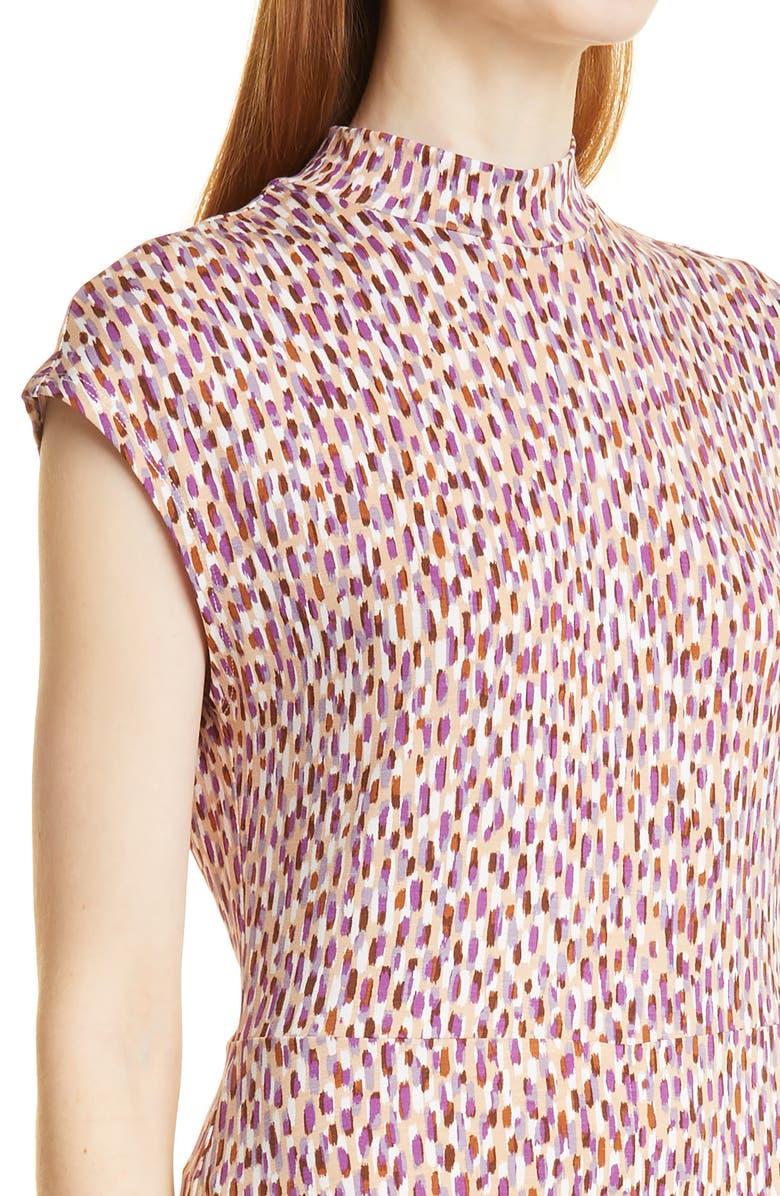 BOSS Ellira Print Midi Dress, Alternate, color, 