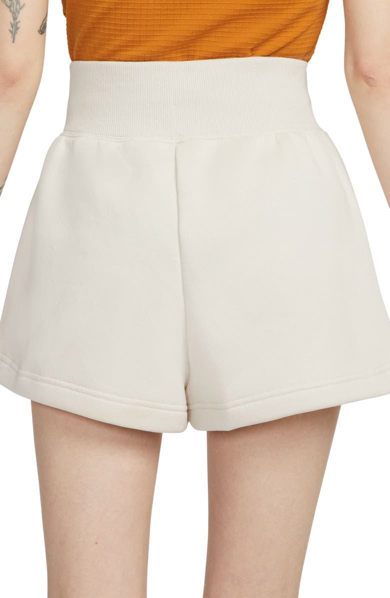 Nike Sportswear Phoenix Fleece Mid-Rise 4-Inch Shorts, Alternate, color, Ltowbr/Sail