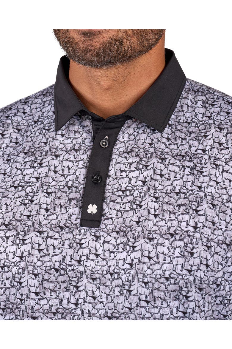 Longhorn Polo, Alternate, color, Black