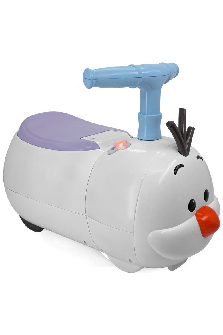 Lights & Sounds Zoom Ride-On Olaf Disney Frozen Vehicle, Alternate, color, White