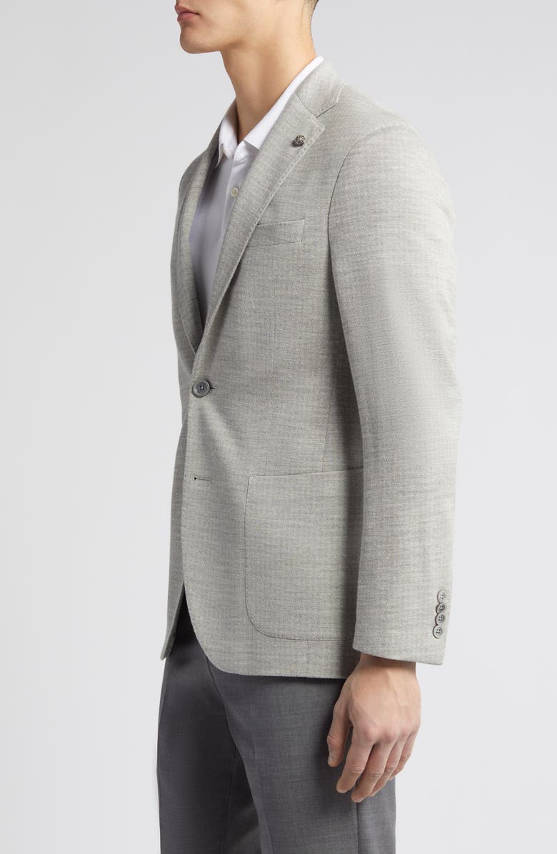 Jack Victor Hartford Knit Wool & Silk Blend Mélange Sport Coat, Alternate, color, 
