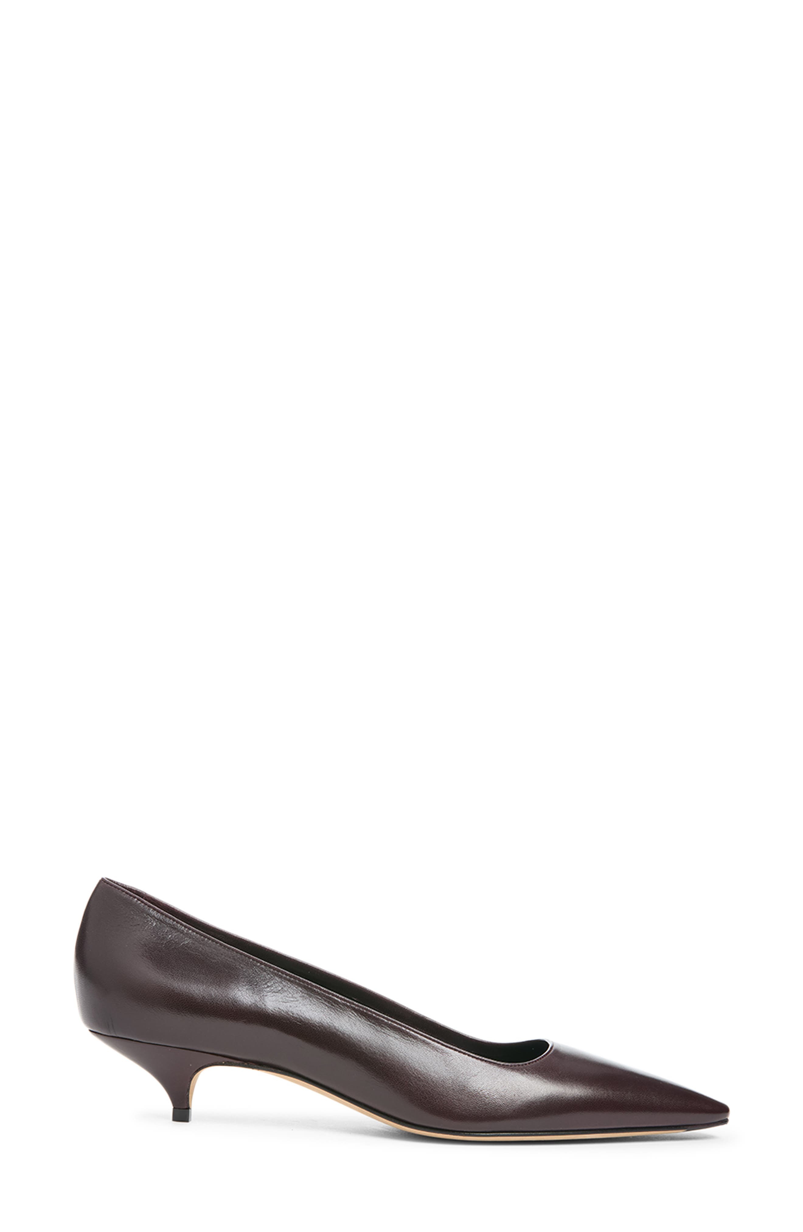 Liisa Leather Kitten Pump, Alternate, color, AUBERGINE
