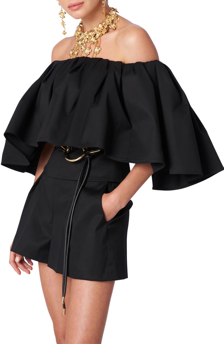 Carolina Herrera Off the Shoulder Top, Main, color,