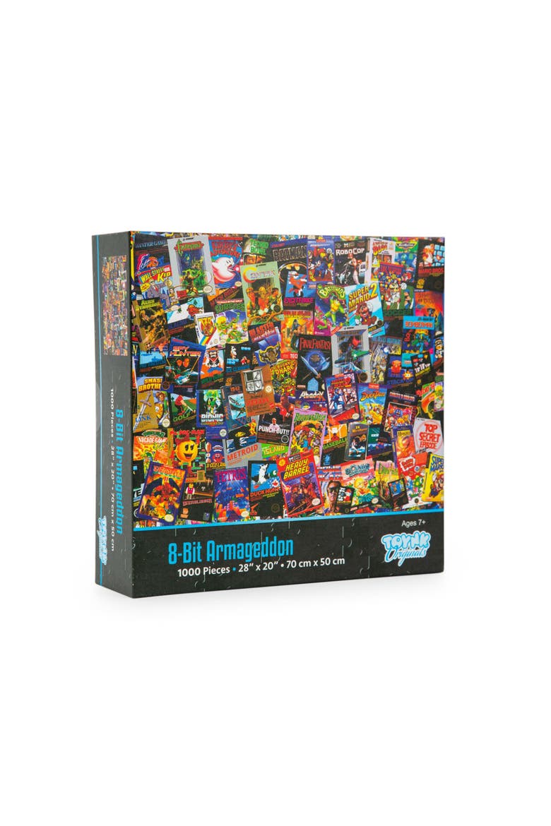 8-Bit Armageddon Retro Video Game Puzzle | 1000 Piece Jigsaw Puzzle, Main, color, Multi-Color