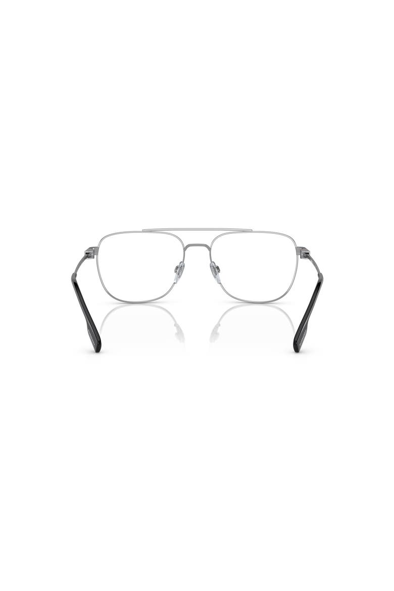 55mm Square optical glasses, Alternate, color, Silver