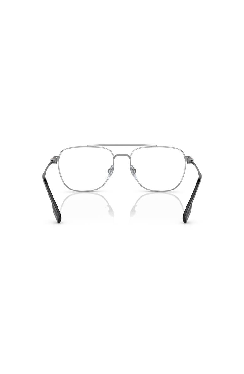 Burberry 57mm Square optical glasses, Alternate, color, Silver
