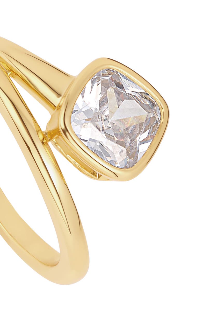 ATHRA LUXE Modern Muse Cushion Wrap Ring, Alternate, color, Gold