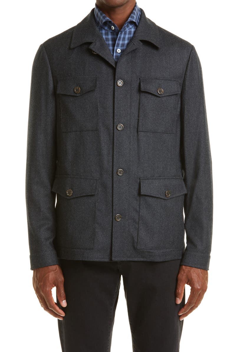 Canali Impeccabile Super 120s Wool Sport Coat, Main, color, 