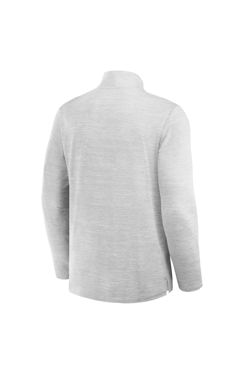 FANATICS Men's Fanatics Heather Gray Los Angeles Rams Clutch Quarter-Zip Pullover, Alternate, color, Heather Gray