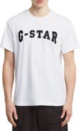 G-STAR Felt Logo Organic Cotton T-Shirt