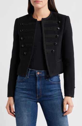 MANGO Christy Wool-Blend Military Jacket