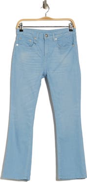 R13 Kick Fit Crop Flare Leg Jeans