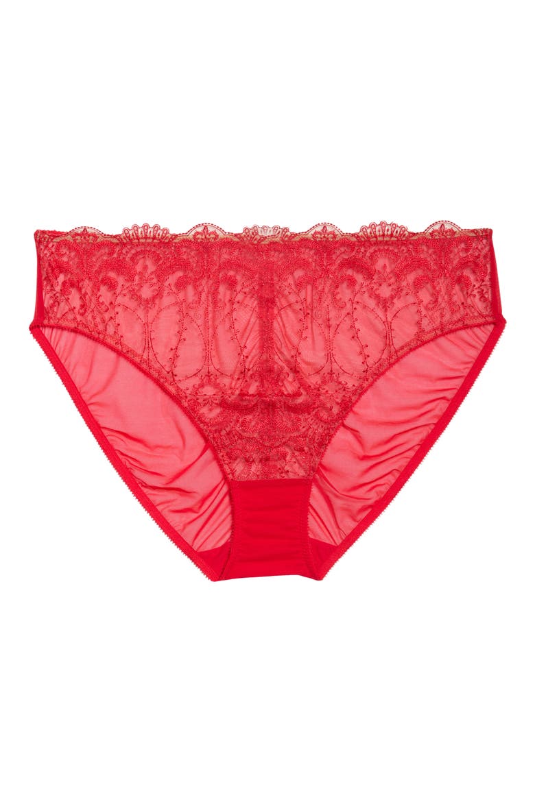 Nom de Plume High Cut Briefs, Alternate, color, FLAME