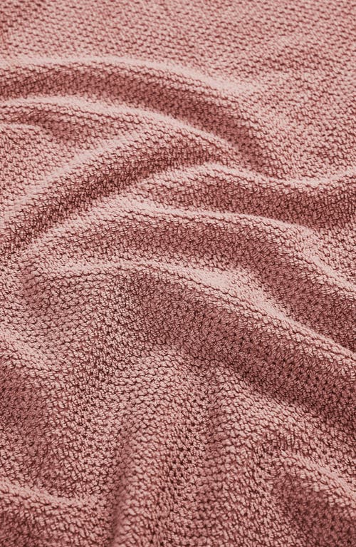 Woven & Weft Loop Textured 2-pack Bath Towels In Pink