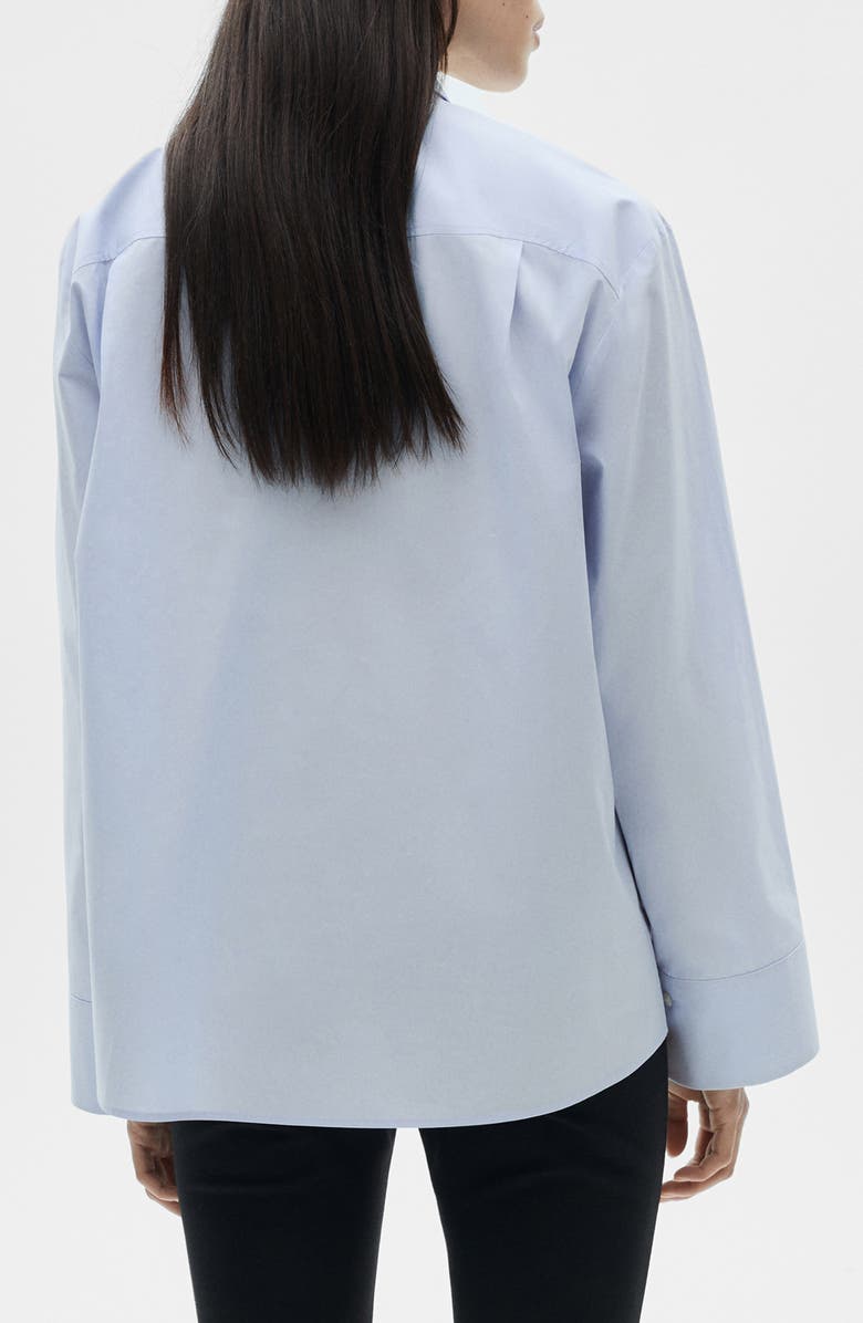 MANGO Tie Neck Shirt, Alternate, color, 