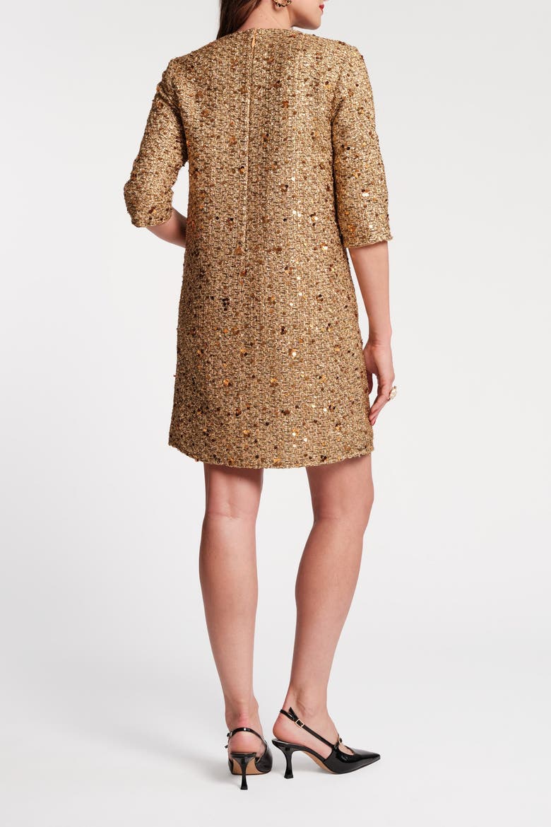 Mod Dress, Alternate, color, Gold