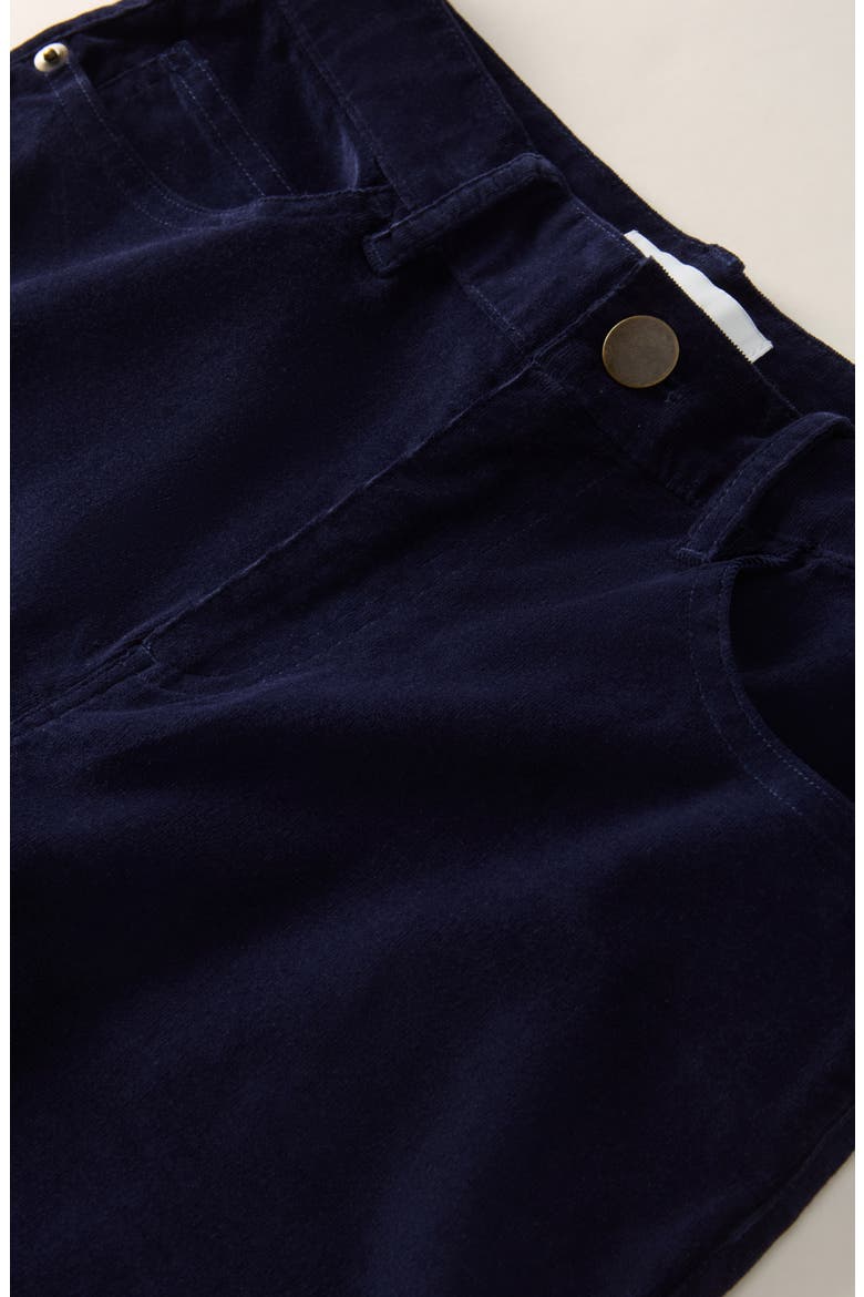 Kids' Flat Front Stretch Corduroy Pants, Alternate, color, NAVY PEACOAT
