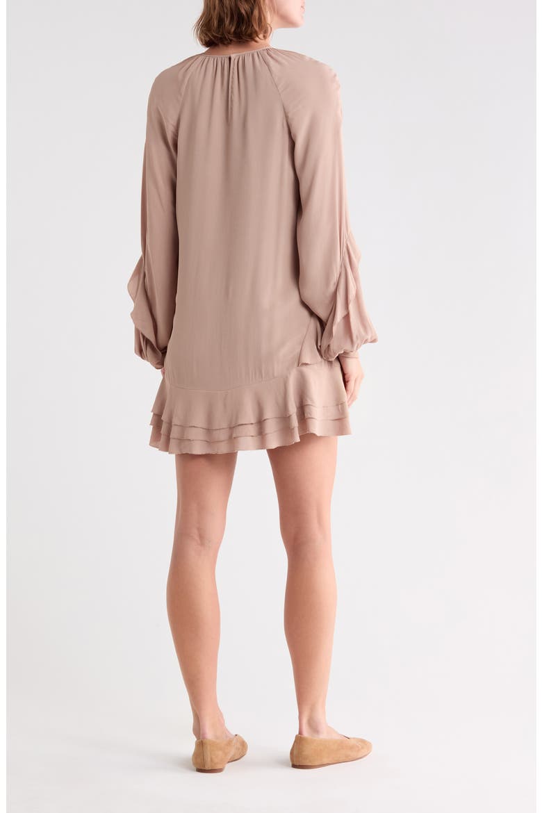Because of You Ruffled Dress, Alternate, color, MOCHA