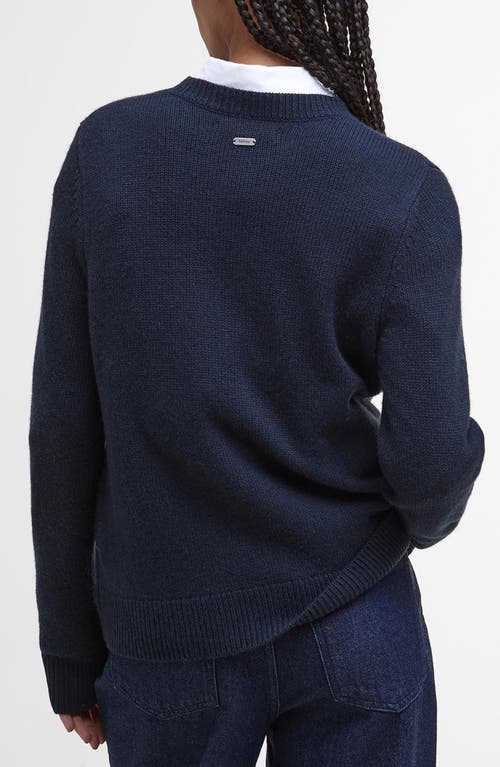Barbour Woodhouse Wool & Cashmere Crewneck Sweater In Blue