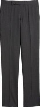Jack Victor Patrick Flat Front Stretch Wool Dress Pants
