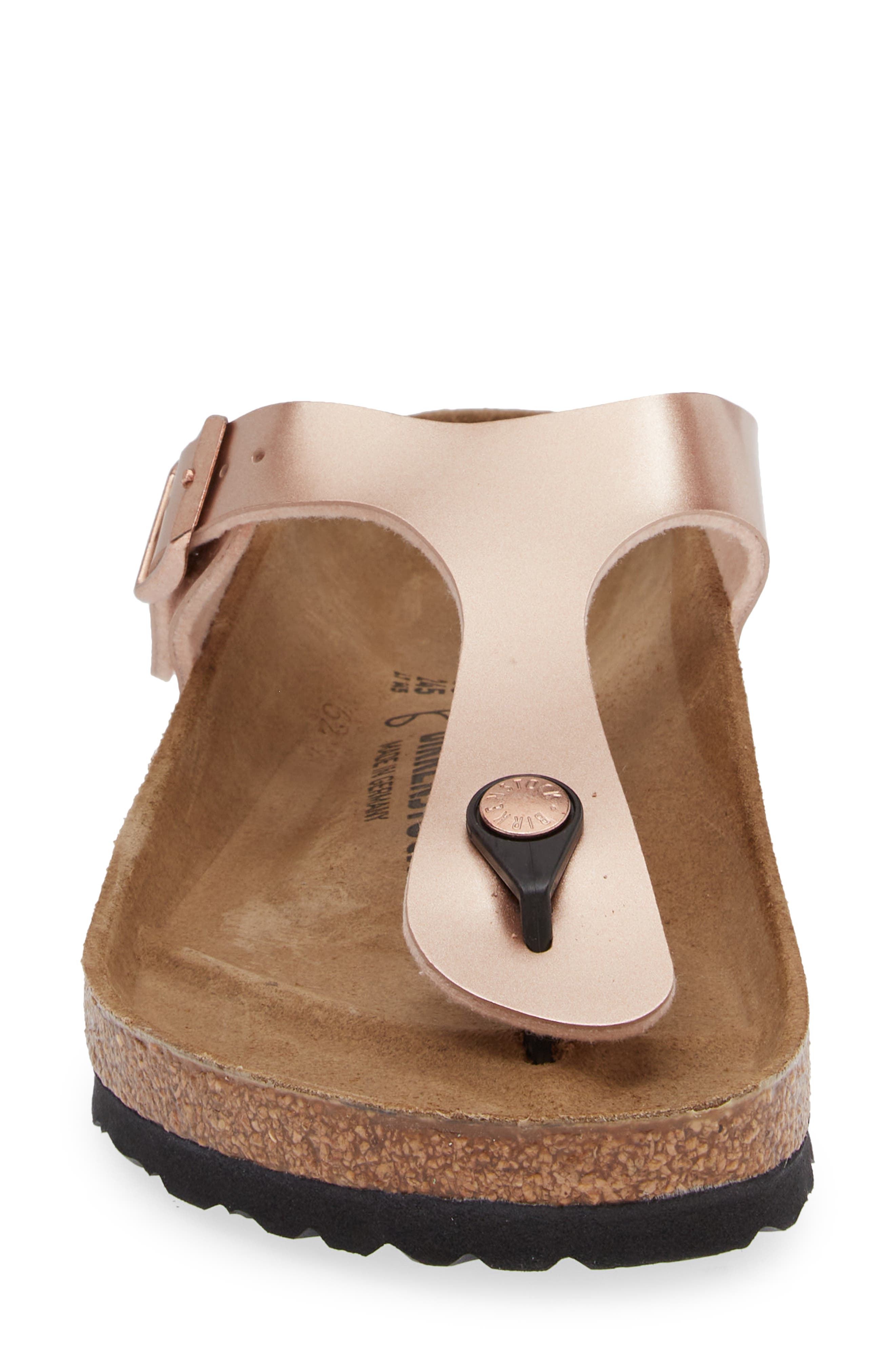 Gizeh Birko-Flor Sandal, Alternate, color, COPPER
