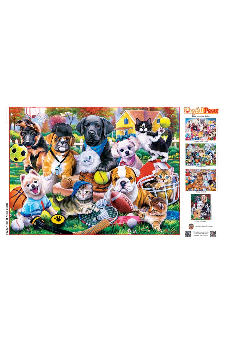 Play it Again Sports 300 Piece Puzzle, Alternate, color, Multicolor