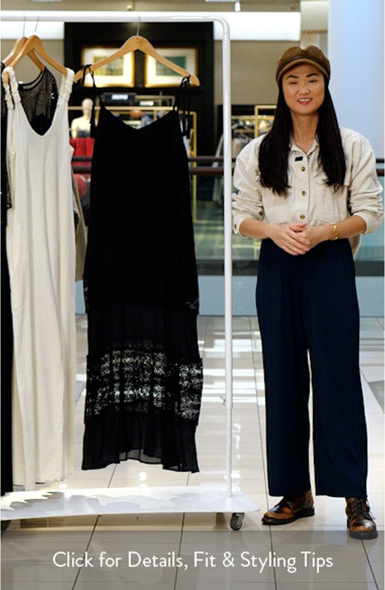 Lace Tie Strap Cover-Up Maxi Dress, sales video thumbnail