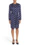 selected Navy Evening Irregular Dot