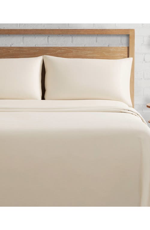 Lucky Brand Serene Slumber Cotton Sateen Sheet Set In Biege