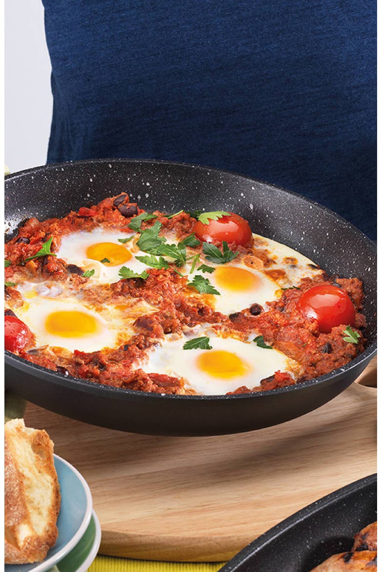 STONE™ 12" Frypan, Alternate, color, BLACK