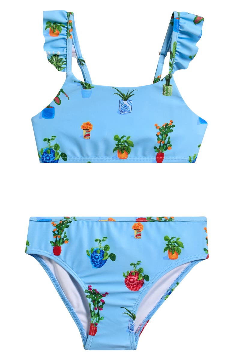 Seafolly Kids' Playa Bonita Two-Piece Swimsuit, Main, color, 