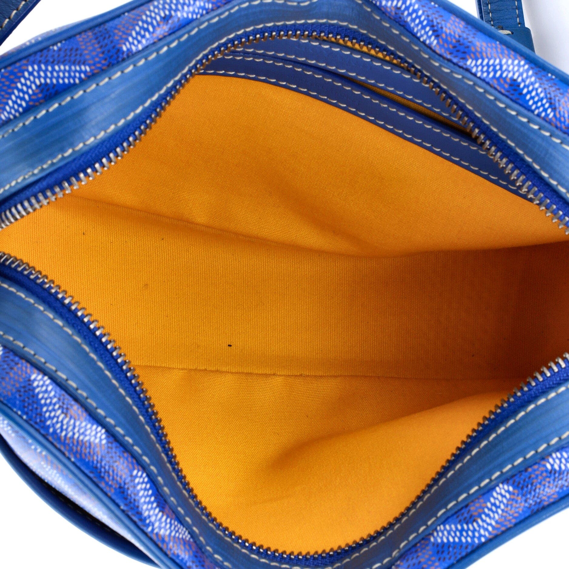 Cap Vert Bag Coated Canvas, Alternate, color, Blue