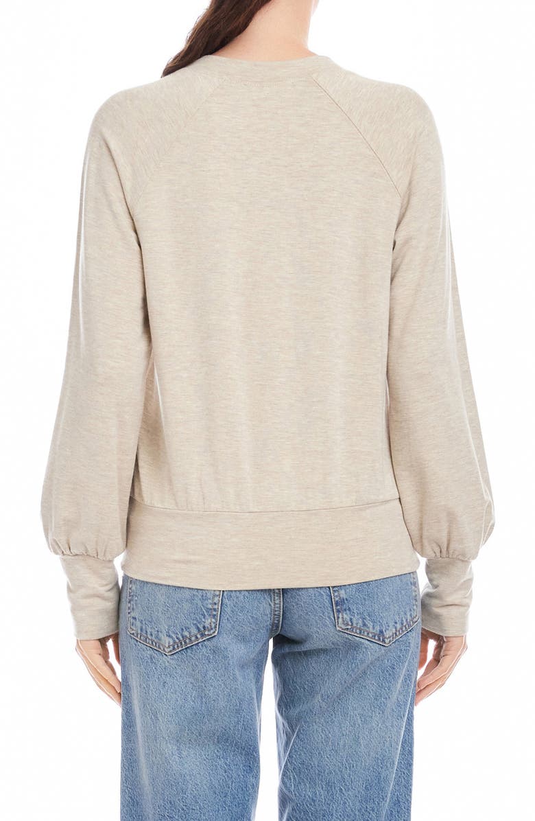 FIFTEEN TWENTY Mara Henley Top, Alternate, color, Oatmeal