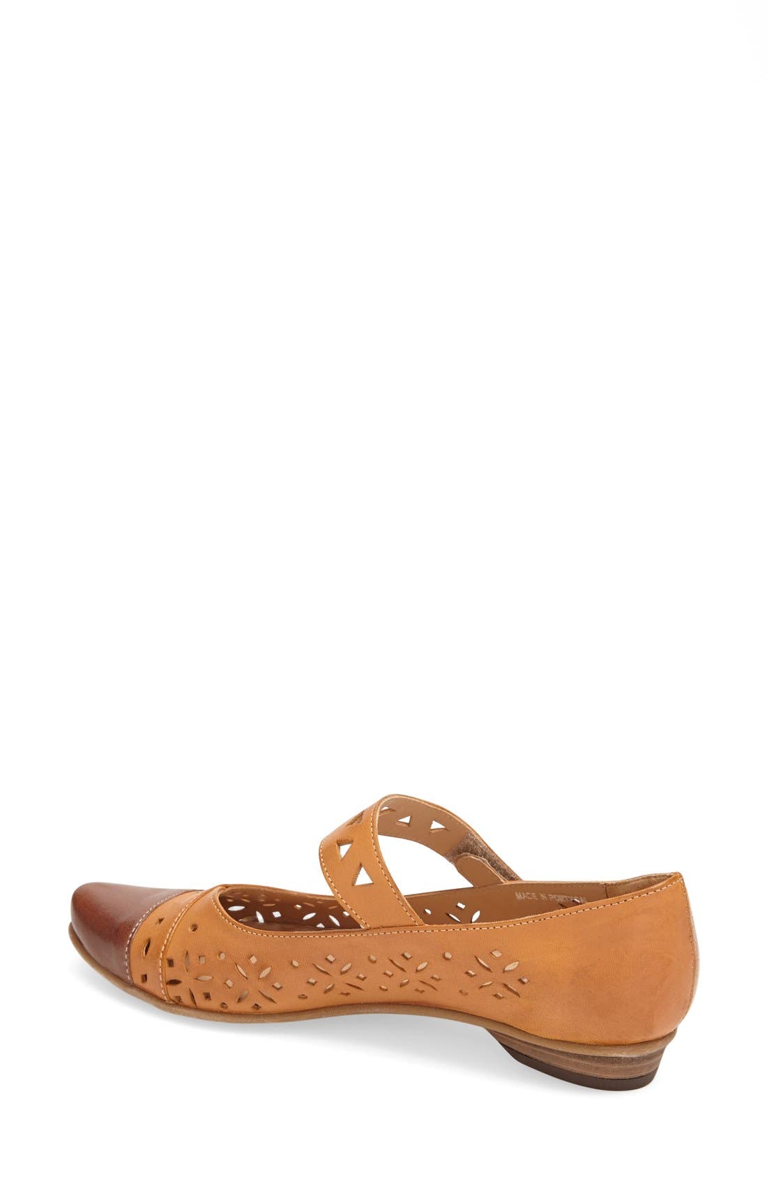 Fidji 'V209' Perforated Mary Jane Flat, Alternate, color, 