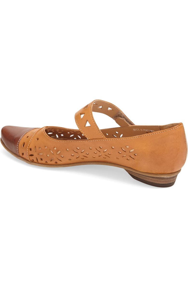 Fidji 'V209' Perforated Mary Jane Flat, Alternate, color,