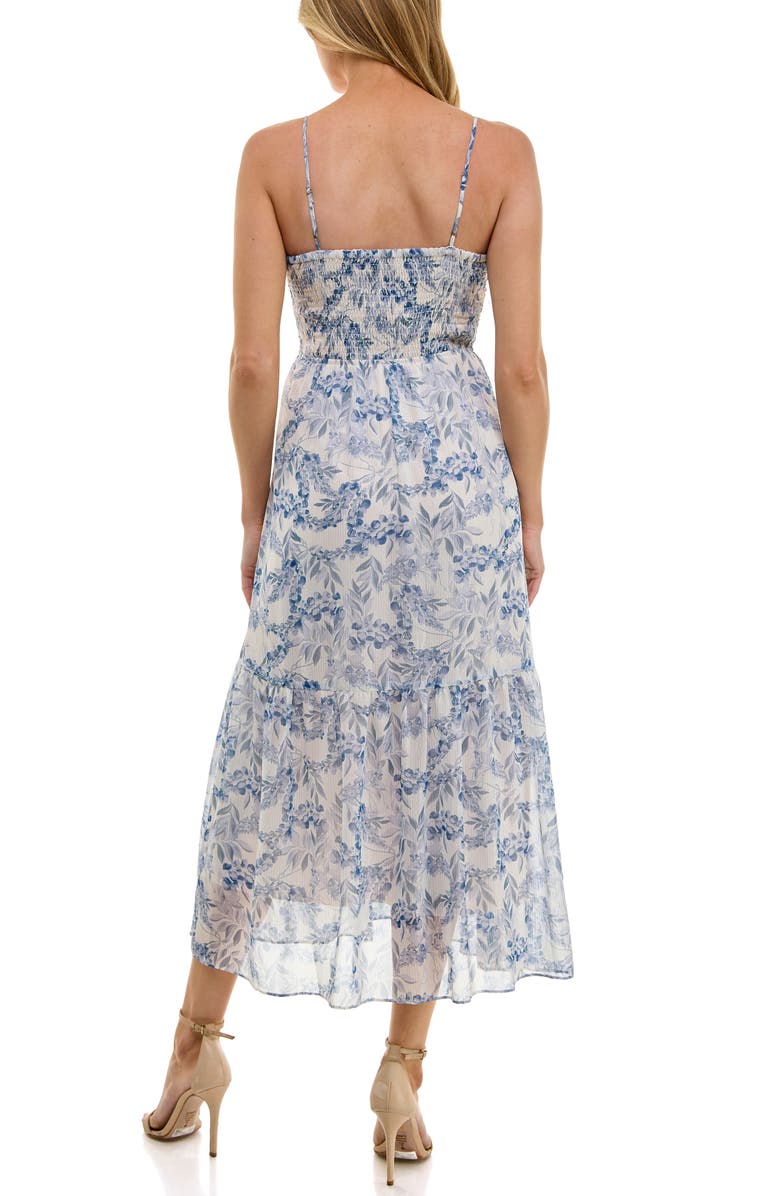 Socialite Scoop Neck Midi Sundress, Alternate, color,