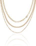 Ettika Mixed Links Layered Necklace