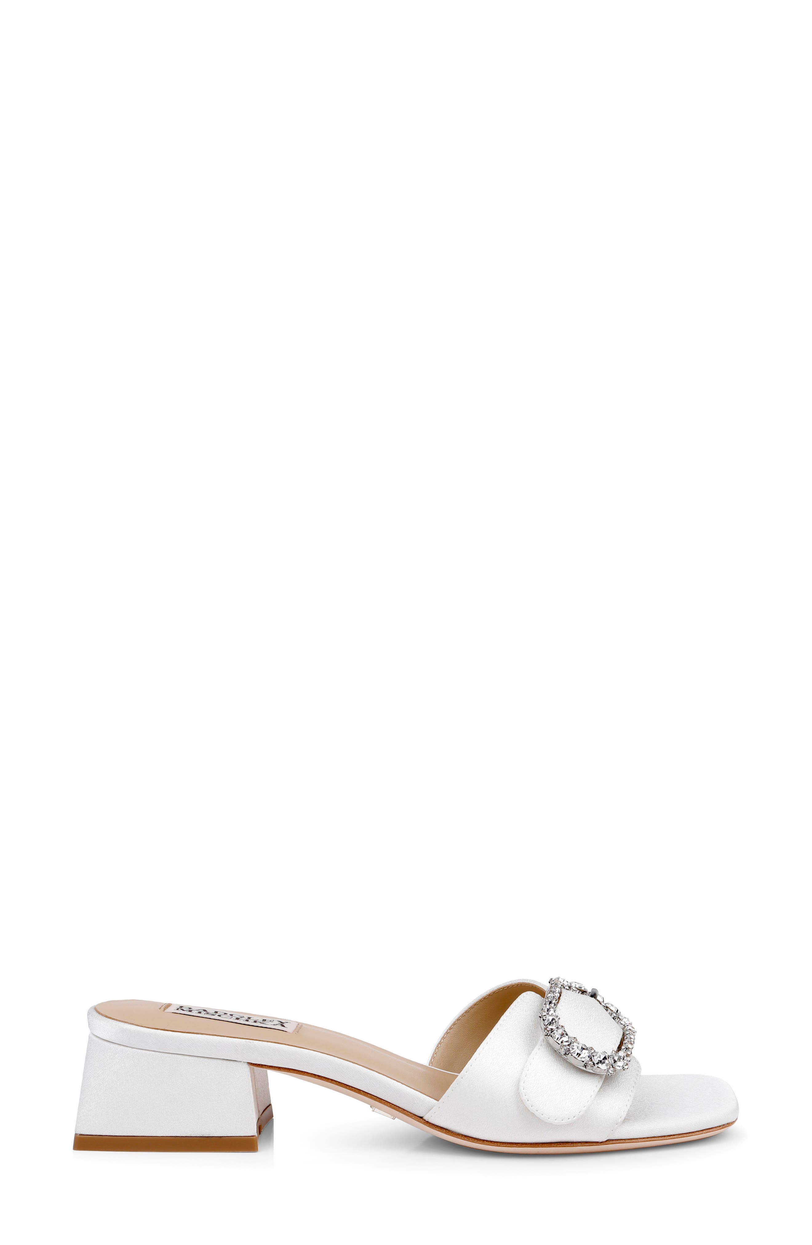 BADGLEY MISCHKA Odalys Sandal, Alternate, color, White Crepe