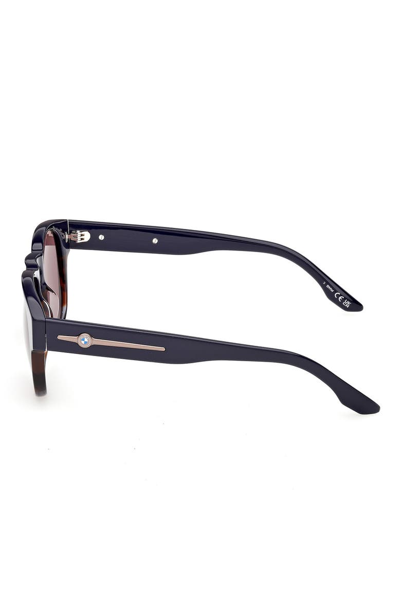 53mm Round Sunglasses, Alternate, color, HAVANA/ OTHER / ROVIEX