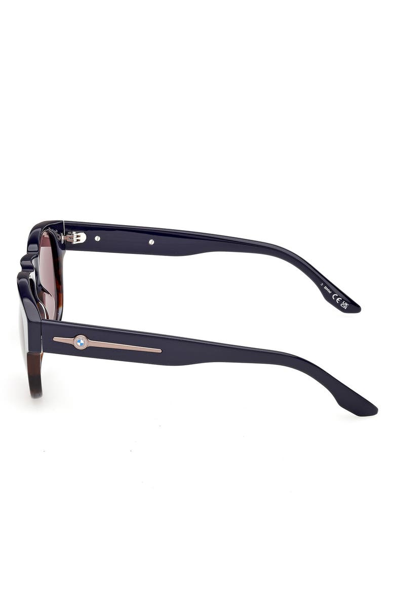 BMW 53mm Round Sunglasses, Alternate, color, 