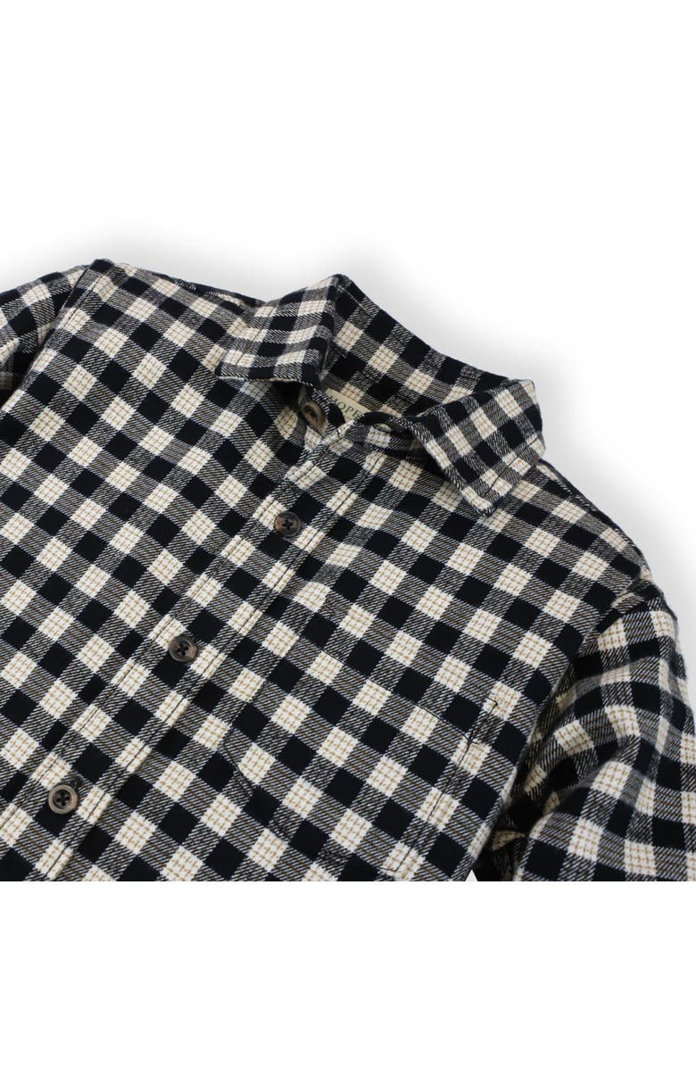 Hope & Henry Boys' Organic Flannel Shirt with Elbow Patches, Kids, Alternate, color, 