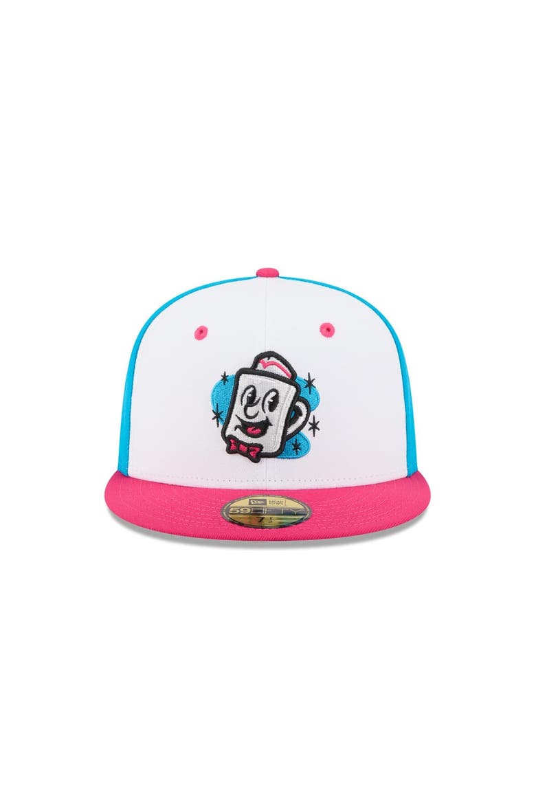 Men's New Era  White Somerset Patriots Theme Nights 59FIFTY Fitted Hat, Alternate, color, White