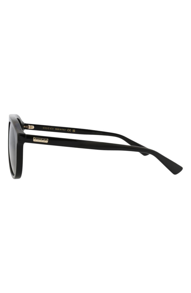 Gucci 54mm Aviator Sunglasses, Alternate, color,
