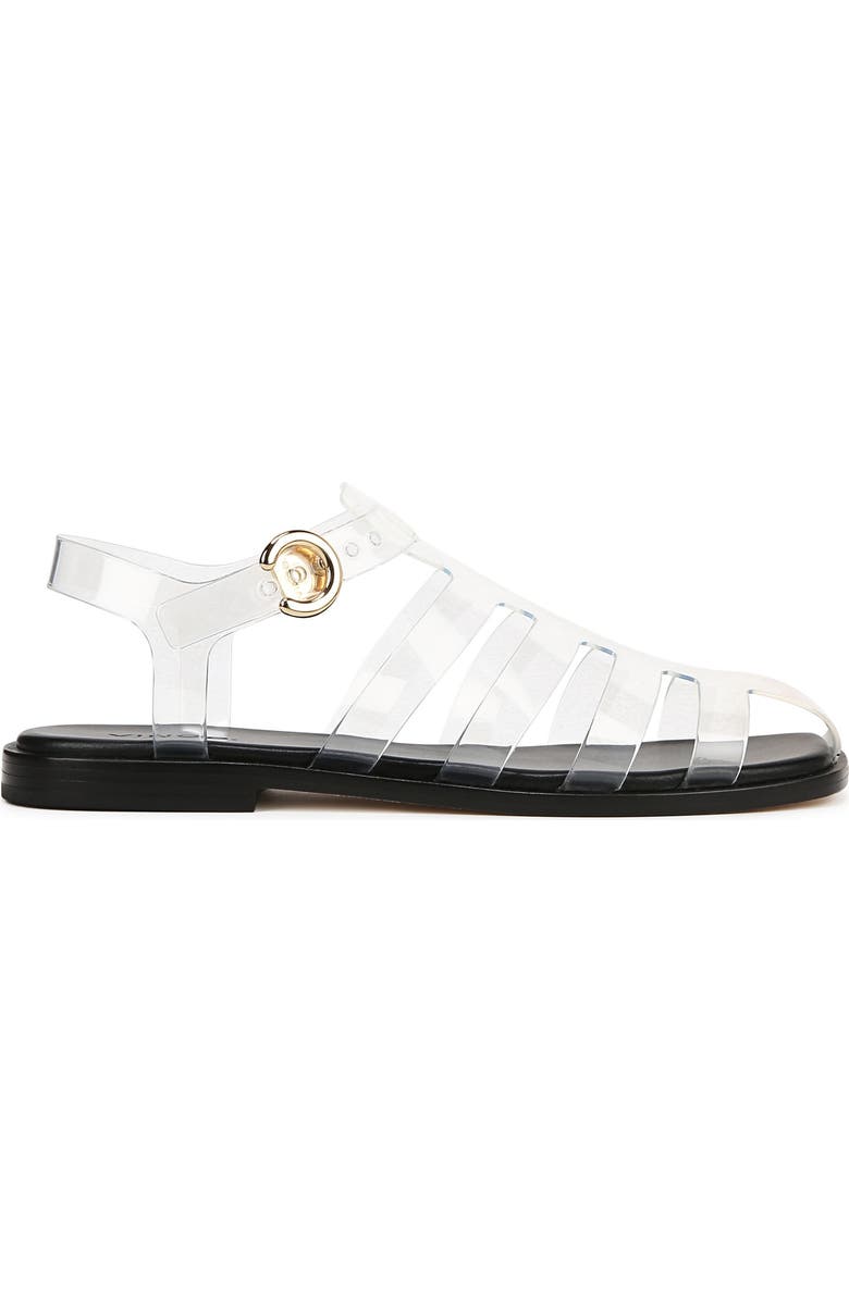 Vince Melina Jelly Ankle Strap Fisherman Sandal, Alternate, color, Clear