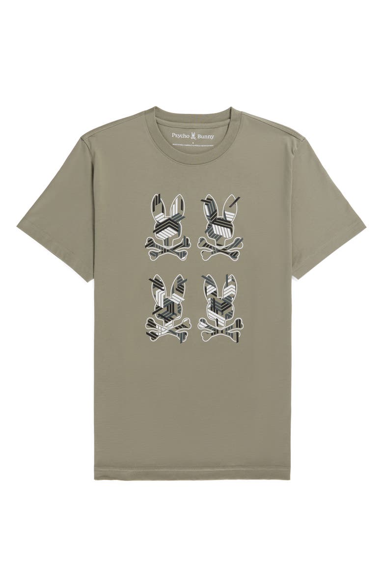 Psycho Bunny Plaza Graphic Tee, Alternate, color, 