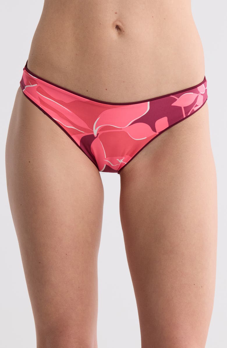 Maaji Eggplant Sublimity Reversible Bikini Bottoms, Alternate, color, 