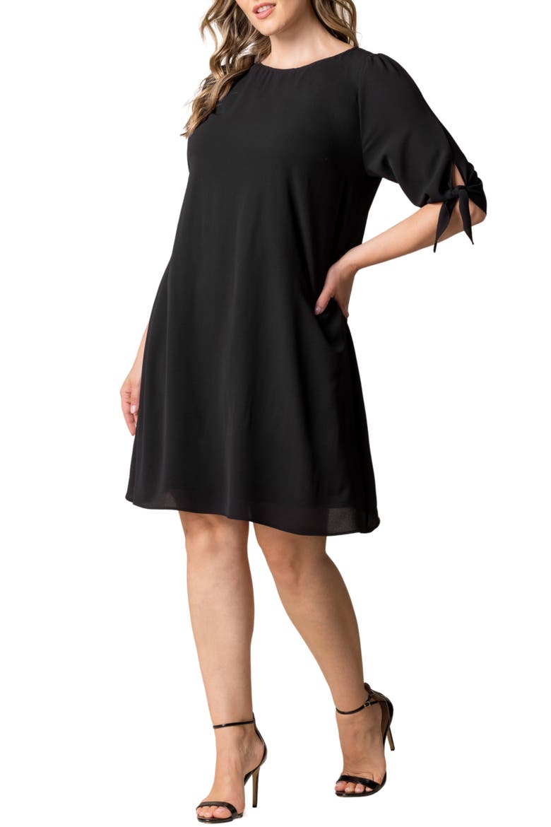 Manhattan Shift Dress, Alternate, color, BLACK NOIR